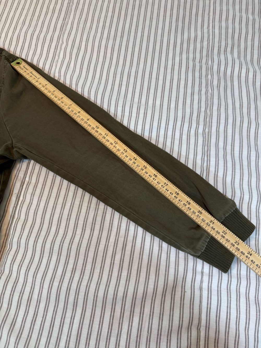 Perch By Blu Pepper Perch Olive Green Drawstring Longline Bomber Utility Jacket - Picture 10 of 14